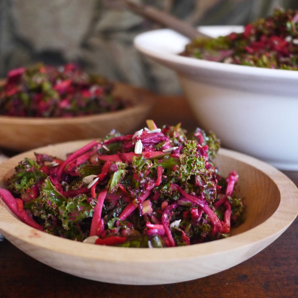 Kale Salad with Tahini dressing Recipe