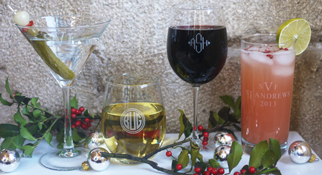 custom-glassware-personalized-wine-glasses-monogram-martini-glasses